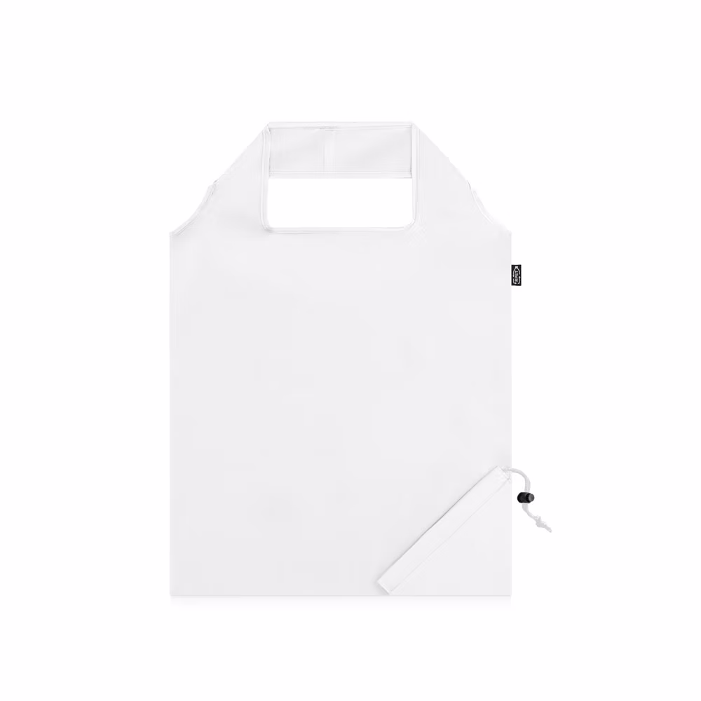 Recycled Foldable Bag in White — product photo