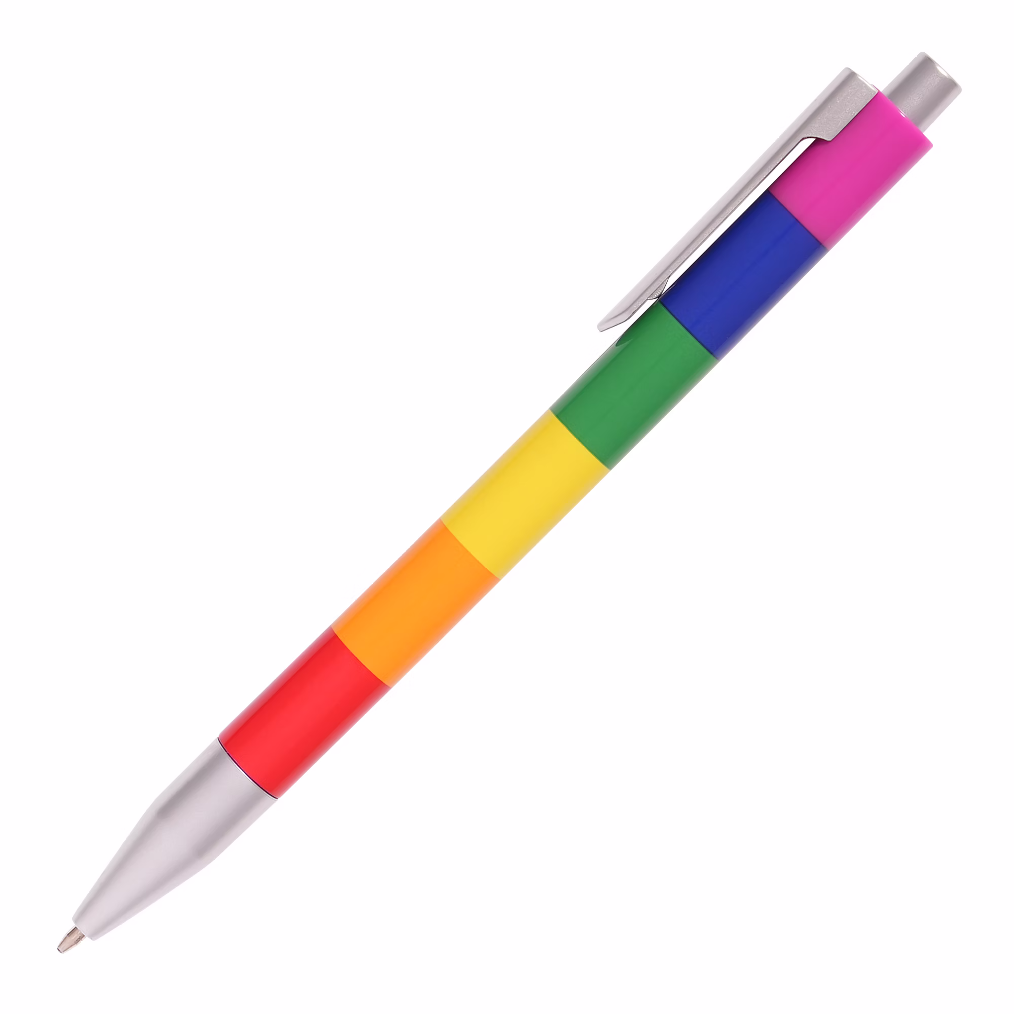 Cayman Rainbow Ball Pen — custom branded writing