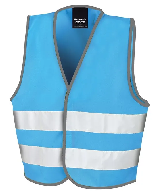 Junior Hi-Vis Jackets in Sky Blue — product photo
