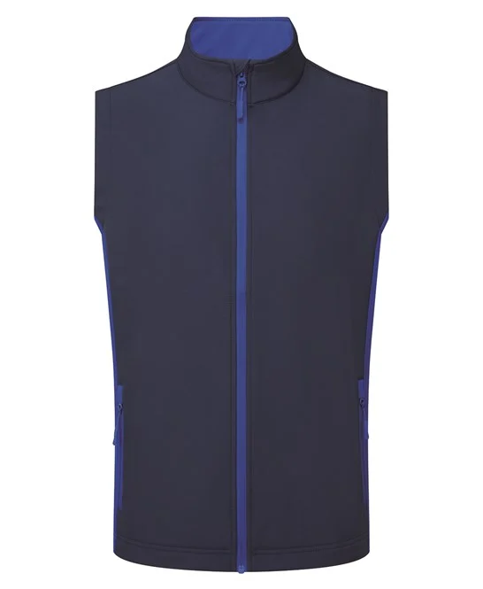 Printable and Recycled Gilet in Navy Royal — product photo
