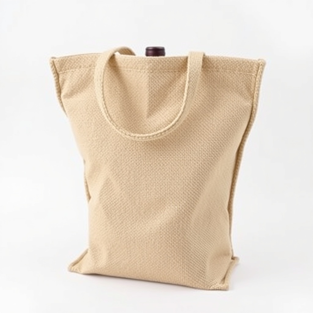 Promotional Jute Canvas Wine Bag