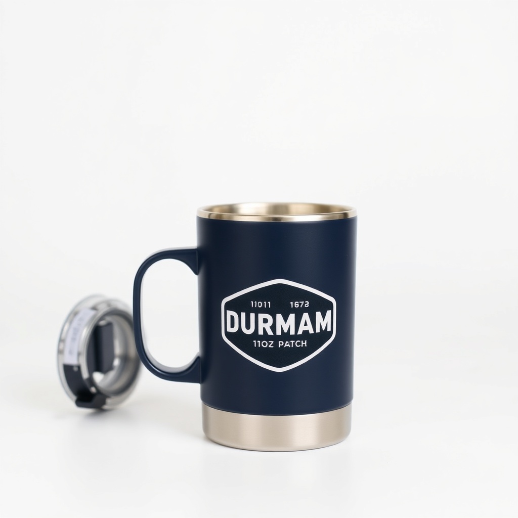 Durham 11oz Navy Patch Mug
