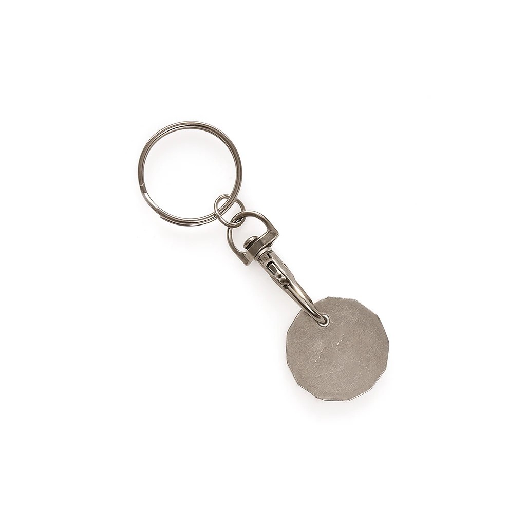 Metal 12-Side Trolley Coin — custom branded giveaways, 48 hour delivery