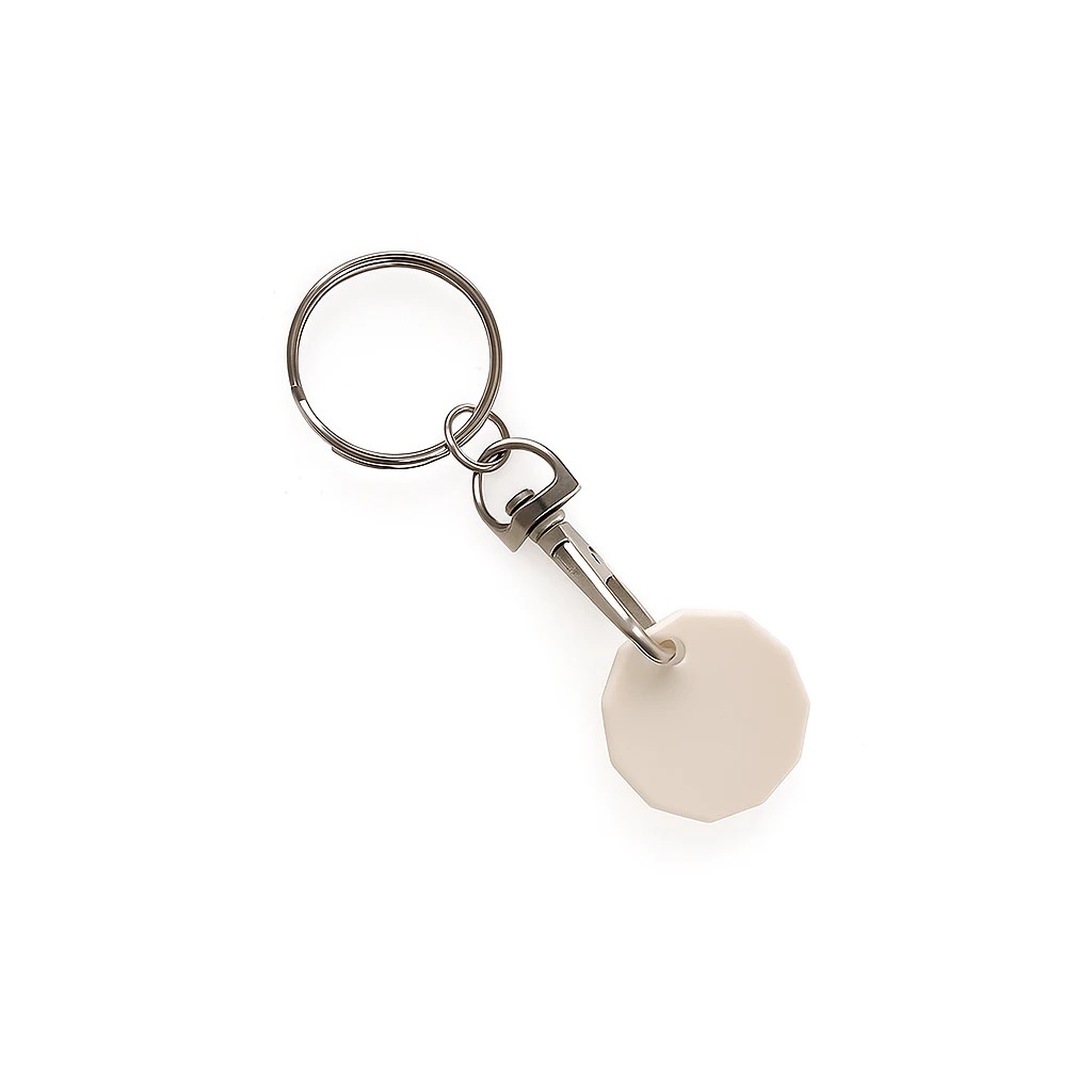 Plastic 12-Side Trolley Coin — custom branded giveaways, 48 hour delivery