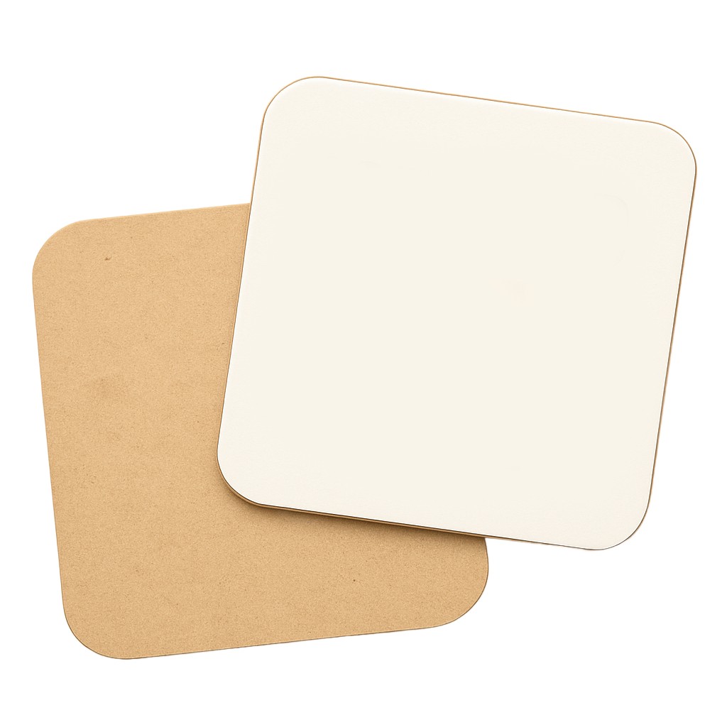Unisub Square Hardback Coaster — custom branded office
