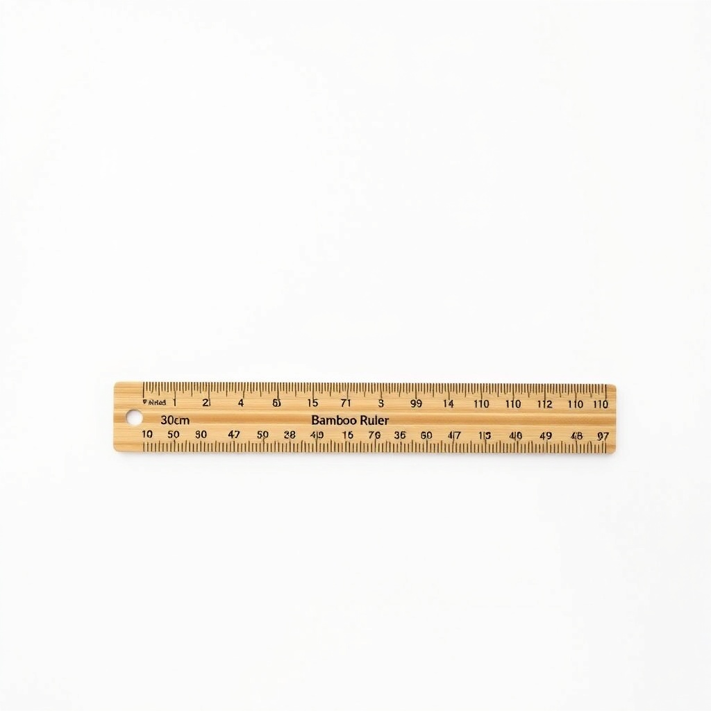 Bamboo Ruler 30cm