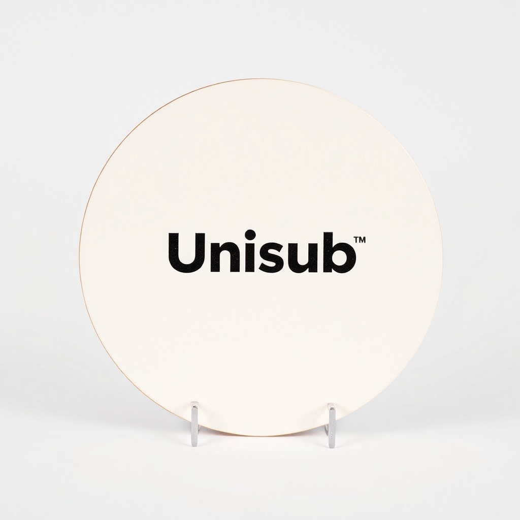Promotional Unisub Round Hardboard Coaster