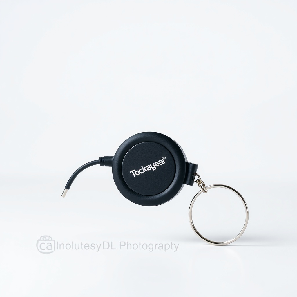 Retractable Charging Cable Keyring