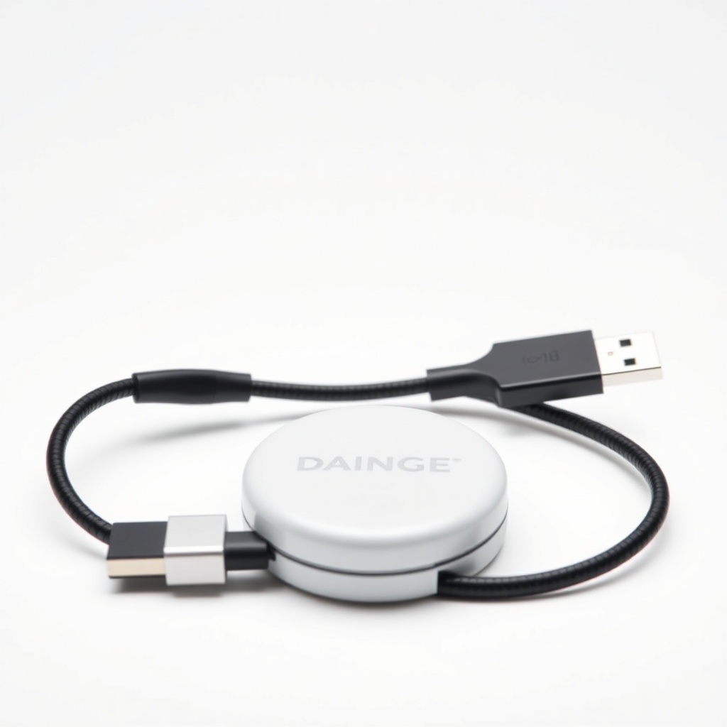 Retractable USB Cable 3-in-1
