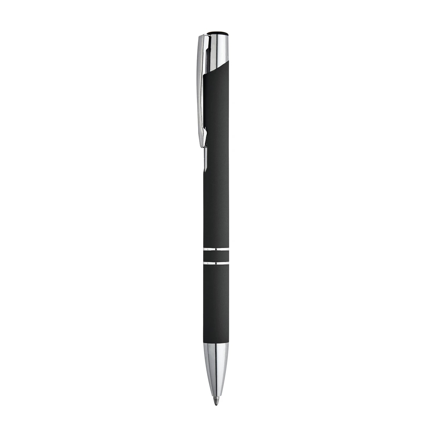 Ebony-Beta Softfeel Ball Pen — custom branded writing, 48 hour delivery